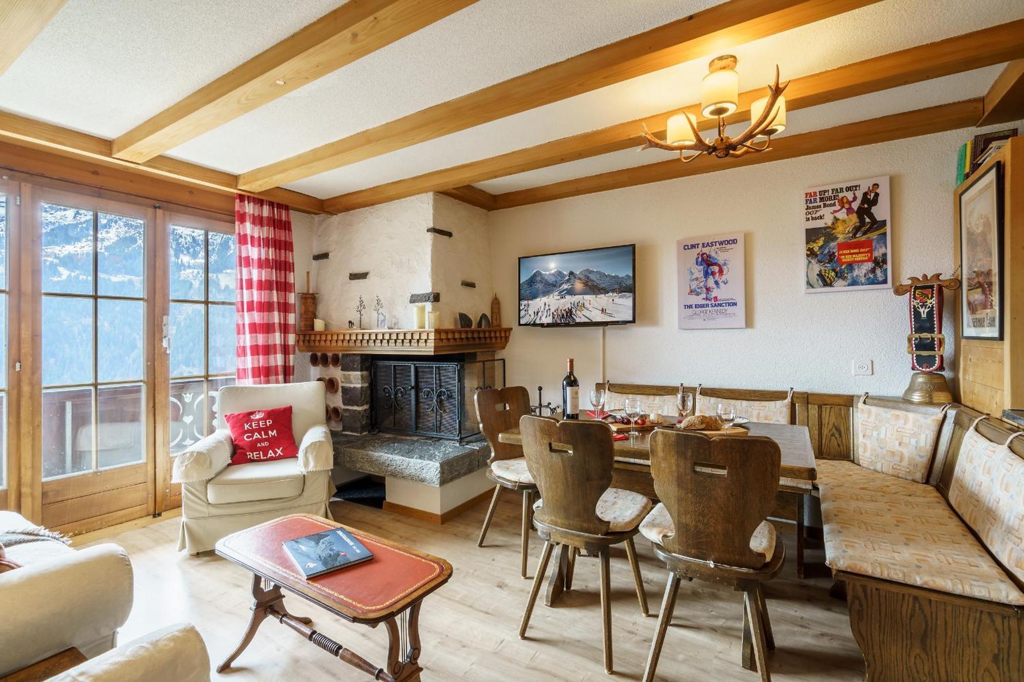 Chalet Bergkristall Wengen Exteriér fotografie