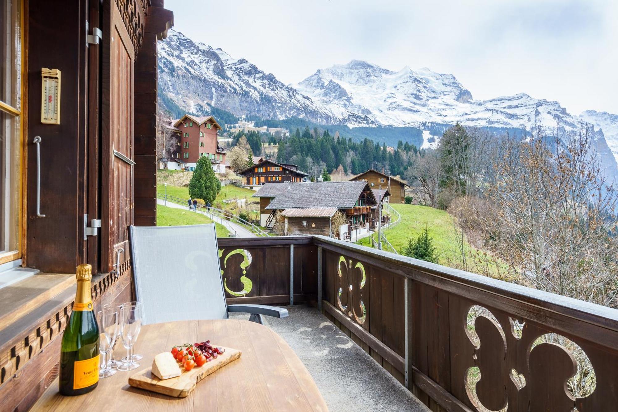 Chalet Bergkristall Wengen Exteriér fotografie